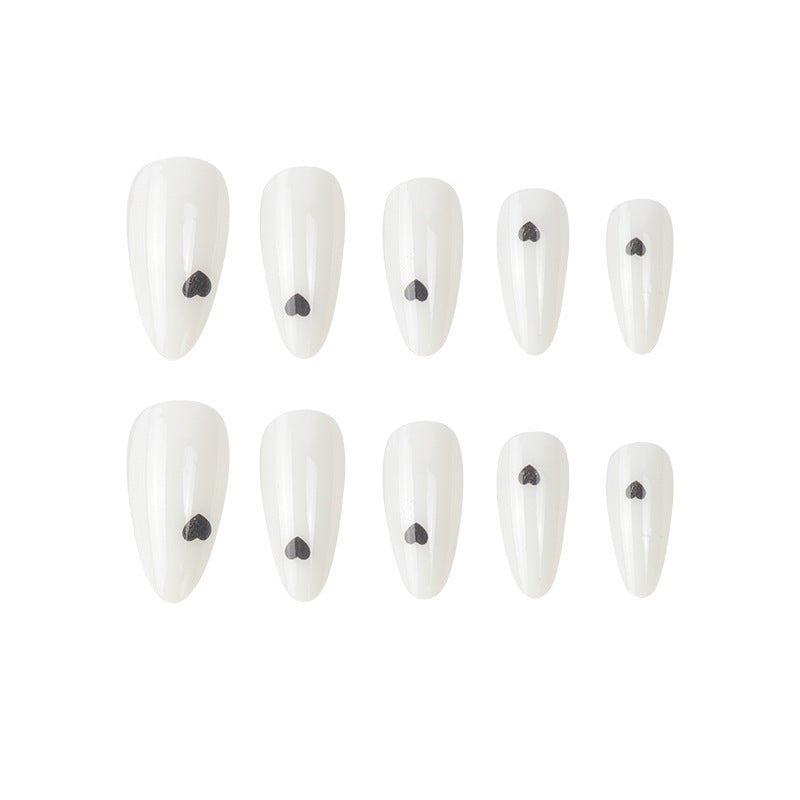 Simple Luxe Heart Press-On Nail Set