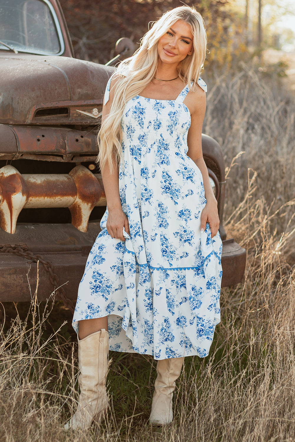 Wild Flower Waltz Maxi Dress