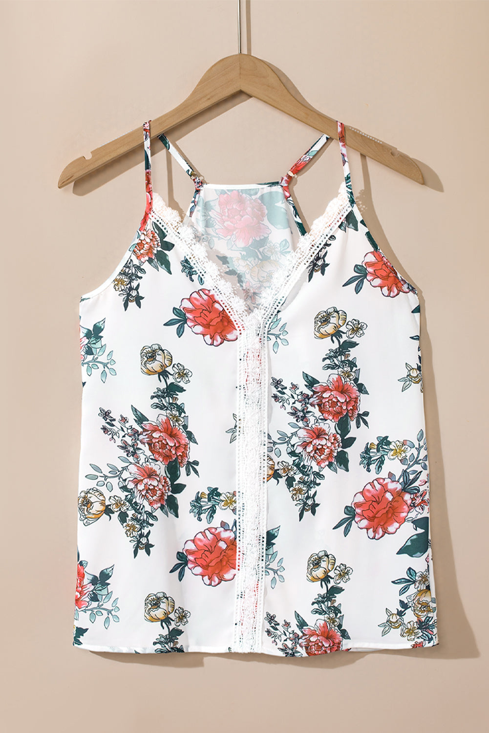 Sweetheart in Bloom Lace V-Neck Tank