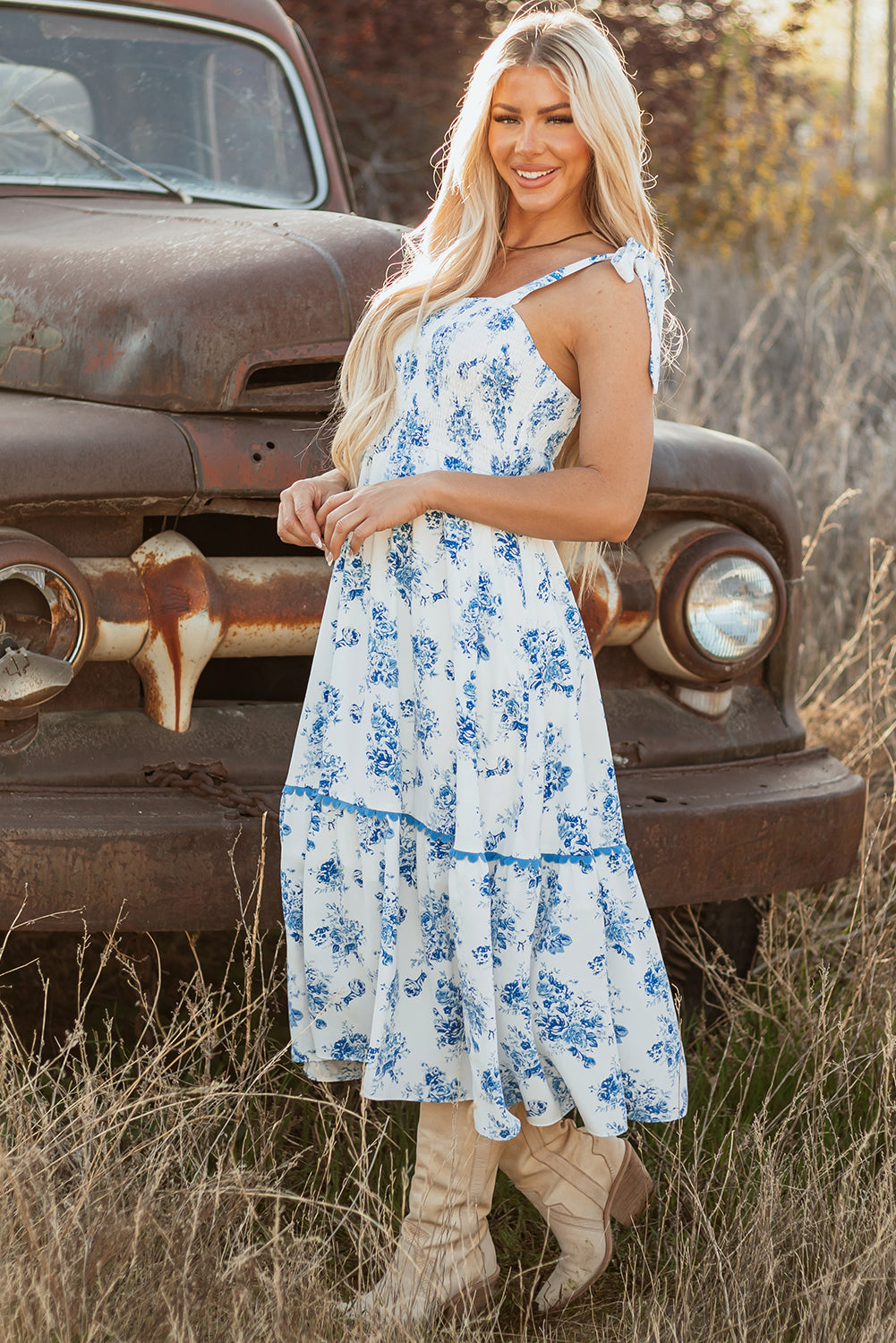 Wild Flower Waltz Maxi Dress