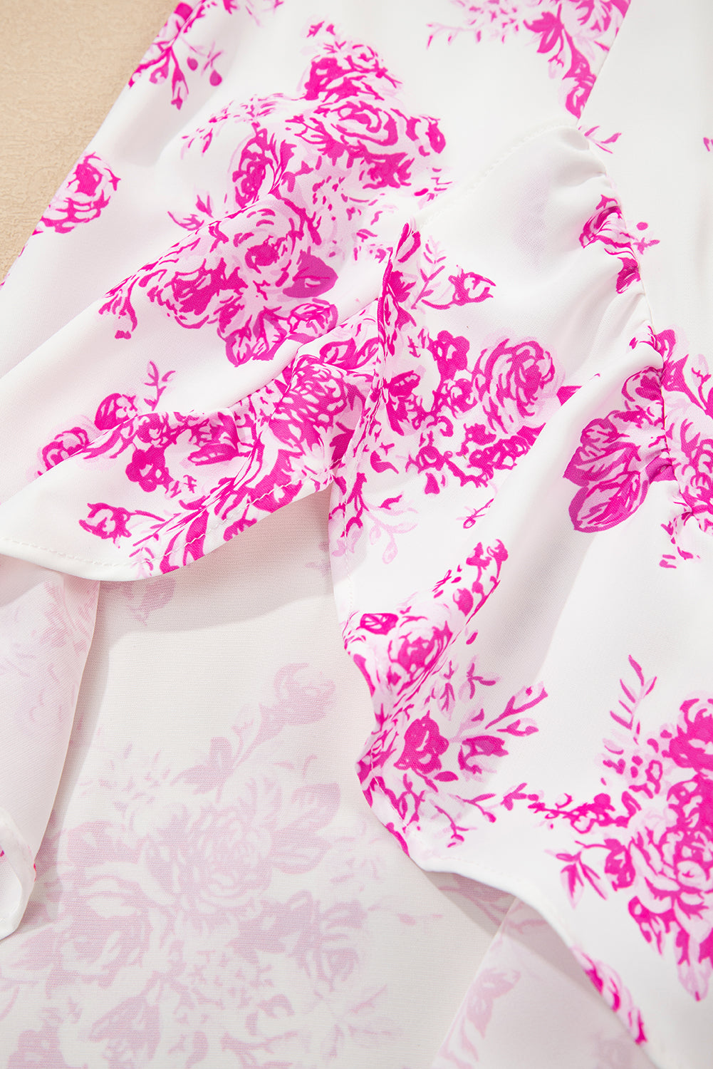 Wildflower Waltz Asymmetrical Ruffle Maxi Skirt