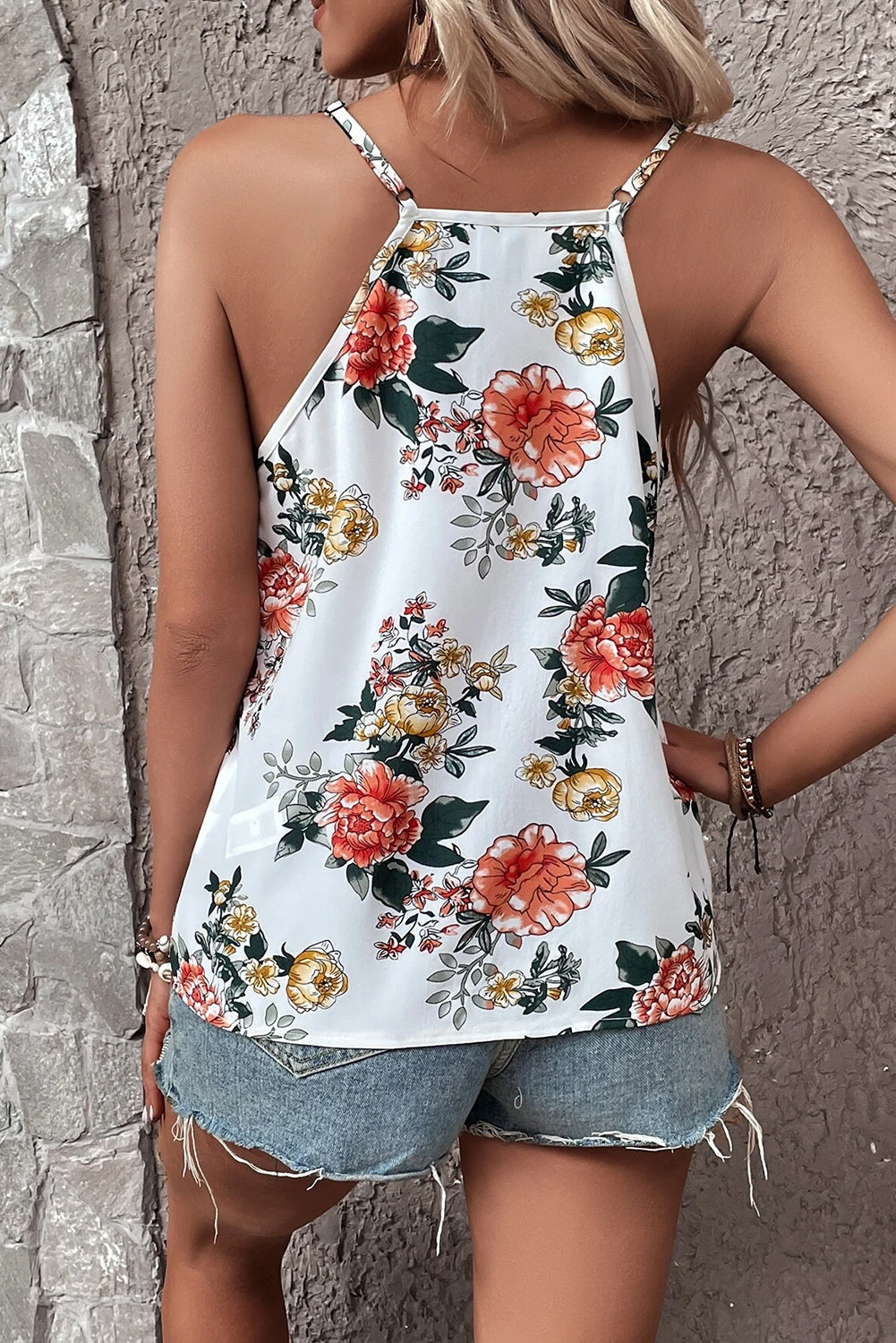 Sweetheart in Bloom Lace V-Neck Tank