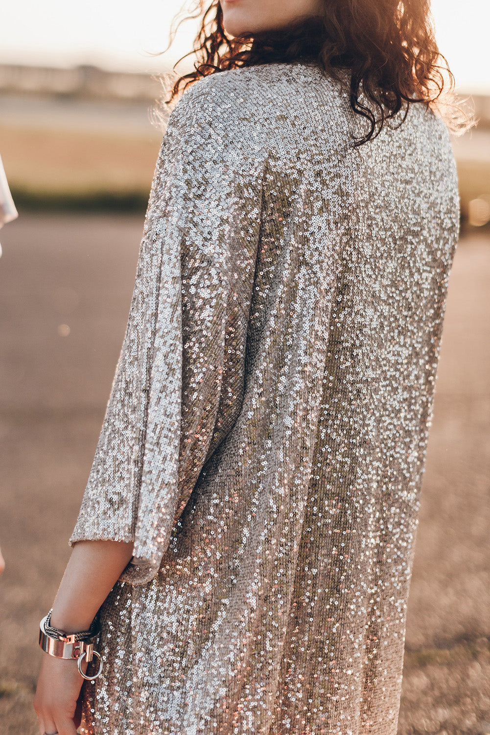 Desert Stardust Sequin Duster Kimono