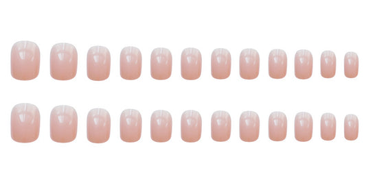 Jelly Powder False Nails – 24 Piece Set