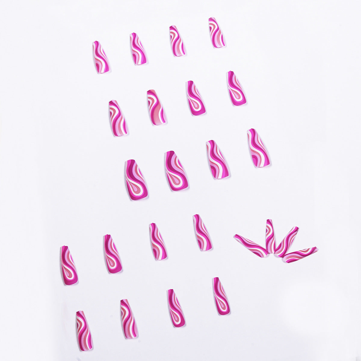 Pink Swirl Dream Press-On Nails