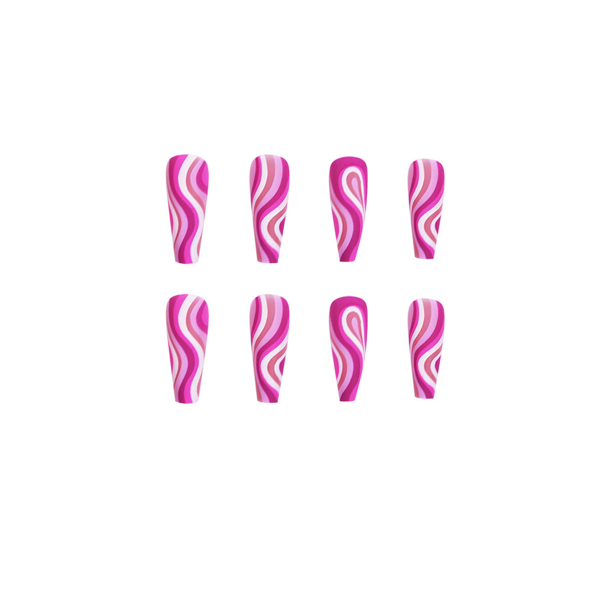 Pink Swirl Dream Press-On Nails