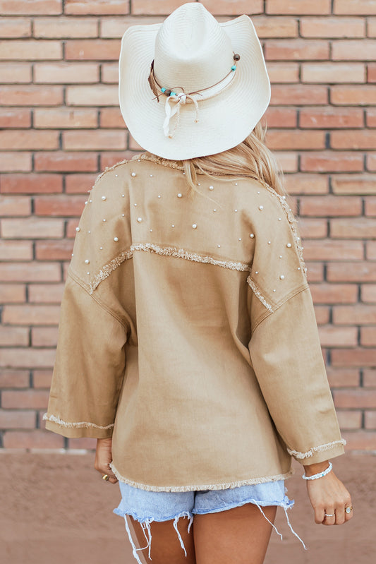 Prairie Luxe Pearl Denim Jacket