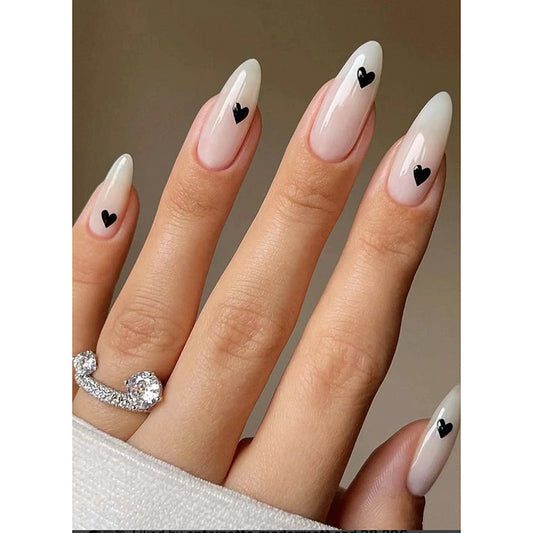 Simple Luxe Heart Press-On Nail Set