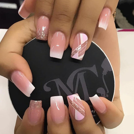 Pink Dream Elegant Design Press-On Nails