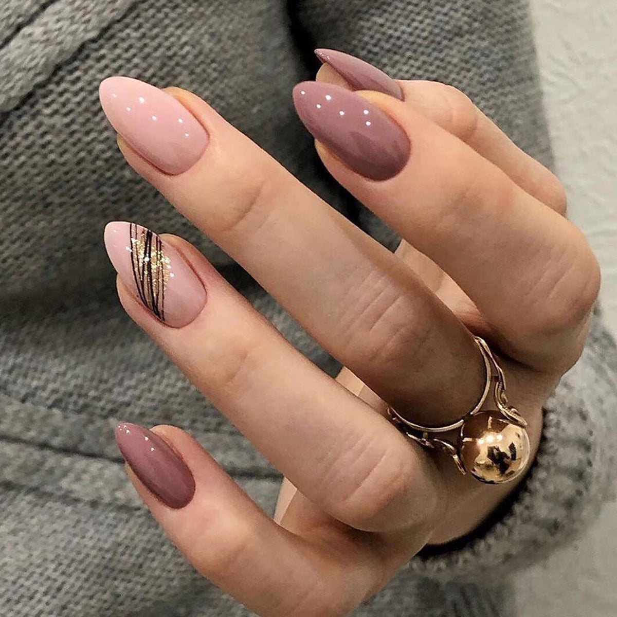 Pink Dream Elegant Design Press-On Nails