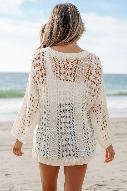 Coastal Breeze Knit Sweater – Lightweight Slouchy Luxe Laye