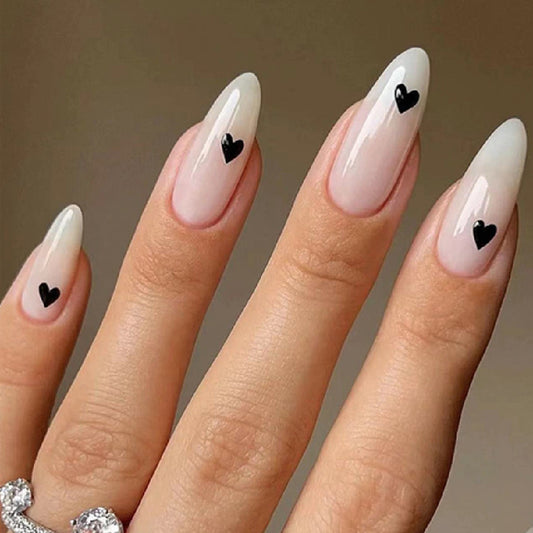 Simple Luxe Heart Press-On Nail Set