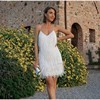 Starlit Dreams Feather Sequin Mini Dress