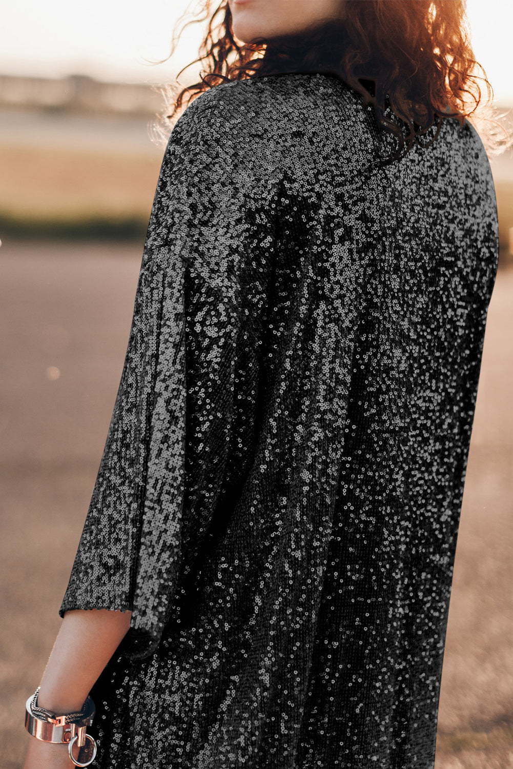 Desert Stardust Sequin Duster Kimono