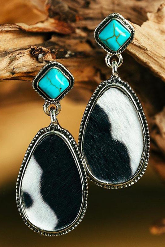 Turquoise Trails Drop Earrings