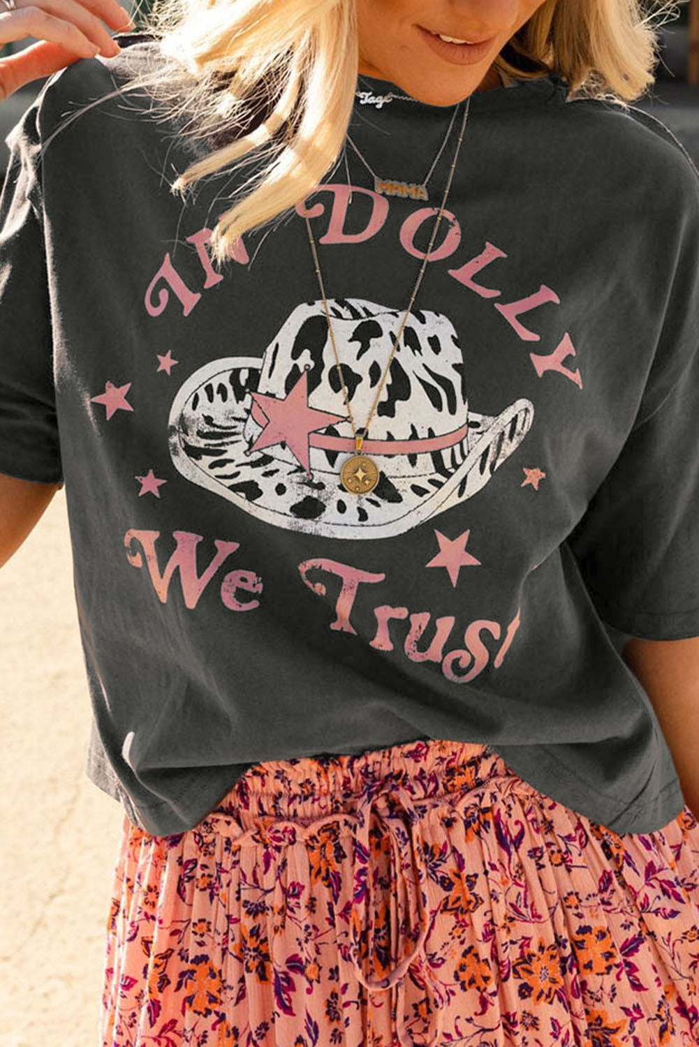 We Trust in Dolly Graphic Tee