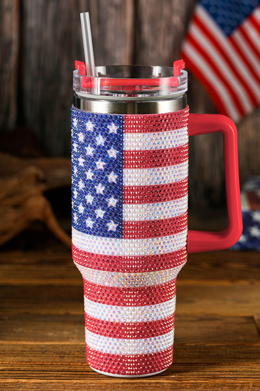 Star Spangled Sparkle 40oz Rhinestone Tumbler