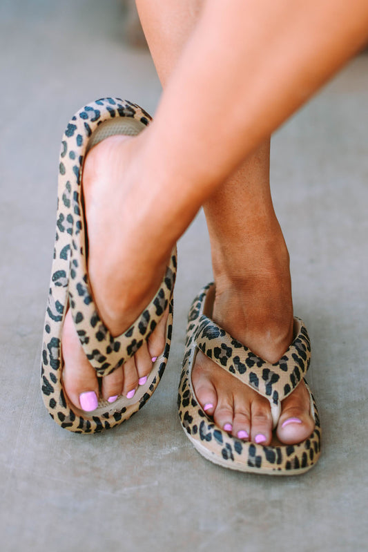 The Wild Side Thick Sole Flip Flops
