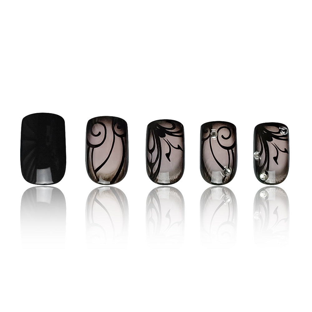 Dark Vine Noir Press-On Nails